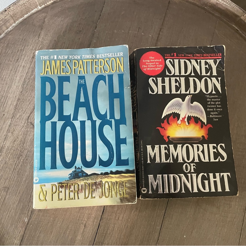 James Patterson and Sidney Sheldon Books